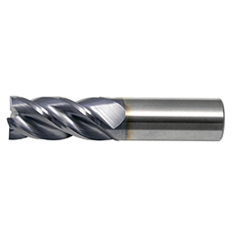 7/16" Diameter x 7/16" Shank, 4-Flute AP/MAX Coated Carbide Variable Index Square Shoulder End Mill product photo