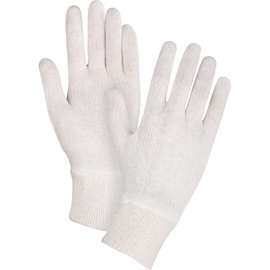 Inspection Gloves, Poly/Cotton, Knit Wrist Cuff, Ladies product photo