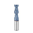 0.1250" Diameter x 0.1250" Shank 2-Flute Standard TiCN Coated Carbide Square End Mill product photo