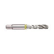 3904 (9.525mm) 3/8-16 HSSE Bright Spiral Flute Yellow Ring Tap with ANSI Shank product photo