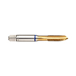 3906 (4.0mm) M4x0.70 HSSE-PM 3-Flute Spiral Point TiN Coated Blue Ring Tap product photo