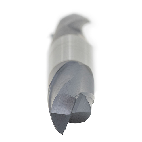 1/4" Diameter x 1/4" Shank 2-Flute Stub Length Double End Yellow Series Carbide End Mill product photo Side View L