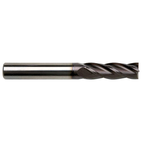 5mm 4-Flute Long Solid Carbide End Mill TiAlN Coated product photo Front View L