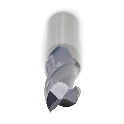 3/16" Diameter x 3/16" Shank 2-Flute Regular Length AlTiN Red Series Carbide End Mill product photo Side View L
