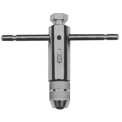 Quluxe Adjustable T-Handle Wrench, Ratchet Tap Wrench, Household Adjustable  One-Hand Ratchet Wrench (M5-12 Long)