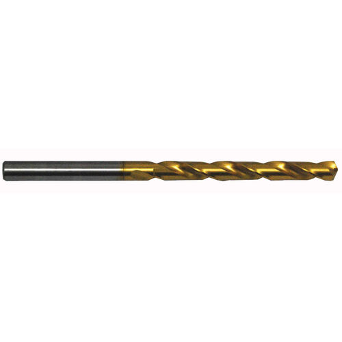 21/64" General Purpose TiN Coated H.S.S. Jobber Length Drill Bit product photo Front View L