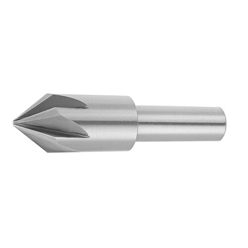 3/4" 60º 6-Flute H.S.S. Chatterless Countersink product photo Front View L