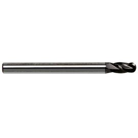 5/16" Diameter 4-Flute Ball Nose Stub Length TiAlN Coated Carbide End Mill product photo