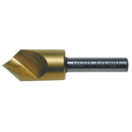 1/2" Diameter 90º Single Flute TiN Coated Premium M42 Cobalt Countersink product photo