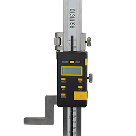 0-12" With Fine Adjustment Asimeto Single Beam Digital Height Gauge product photo Back View M