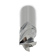 5/8" Diameter x 5/8" Shank 4-Flute Stub Length Blue Series Carbide End Mill product photo Side View S