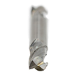 1/2" Diameter x 1/2" Shank 2-Flute Regular Length Double Ended Blue Series Carbide End Mill product photo Side View S