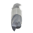 1/4" Diameter x 1/4" Shank 2-Flute Stub Length Double End Yellow Series Carbide End Mill product photo Side View S