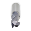 1/4" Diameter x 1/4" Shank 2-Flute Regular Length AlTiN Red Series Carbide End Mill product photo Side View S