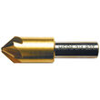 3/8" 60º 6-Flute TiN Coated Premium M42 Cobalt Countersink product photo
